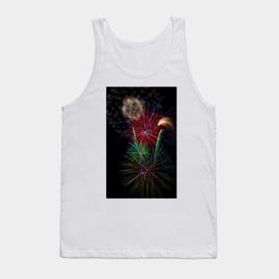 Fireworks Bursting Colors In The Night Tank Top